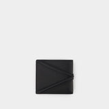 Billfold Wallet - Alexander Mcqueen - Black - Leather