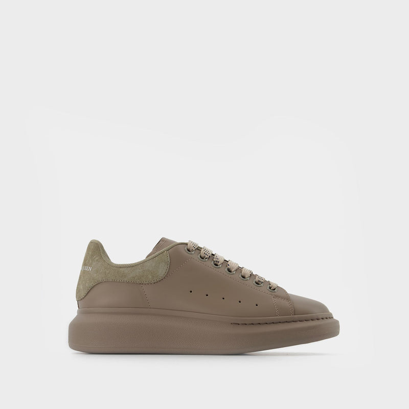 Oversized  Sneakers - Alexander Mcqueen - Pewter - Leather