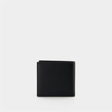 Billfold 8Cc Wallet - Alexander Mcqueen -  Black/White - Leather