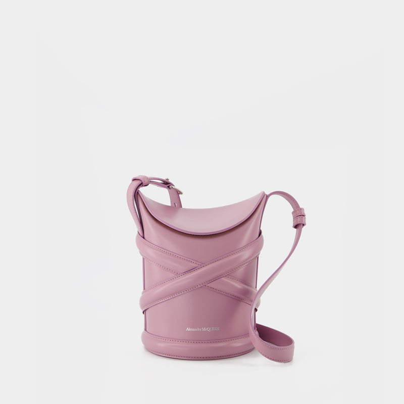 The Curve Hobo Bag - Alexander Mcqueen - Antic Pink - Leather