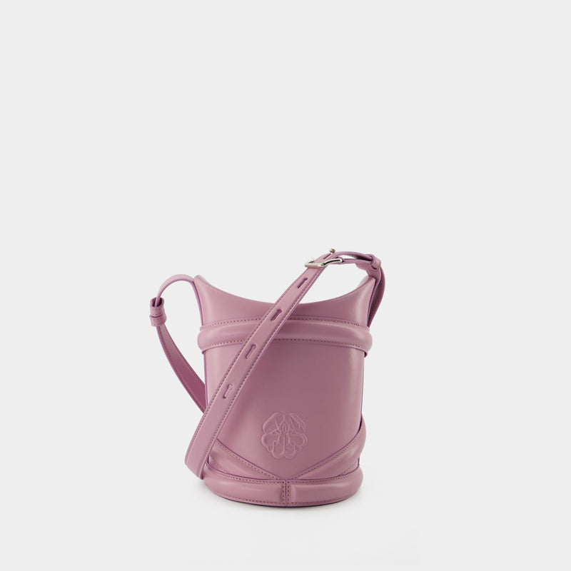 ショルダーバッグ・ポシェット Alexander Mcqueen The Curve Hobo Bag - Lilac/Pink - Leather The Curve Hobo Bag - Alexander Mcqueen - Lilac/Pink - Leather