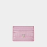 Card Holder - Alexander Mcqueen - Antic Pink - Leather