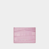 Card Holder - Alexander Mcqueen - Antic Pink - Leather
