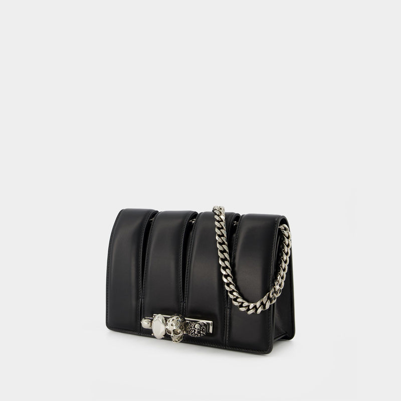 The Slash Hobo Bag - Alexander Mcqueen - Black - Leather