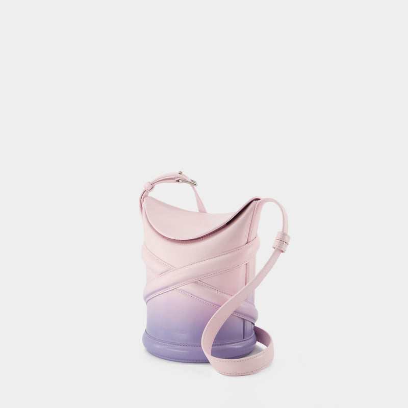 The Curve Hobo Bag - Alexander Mcqueen -  Lilac/Pink - Leather