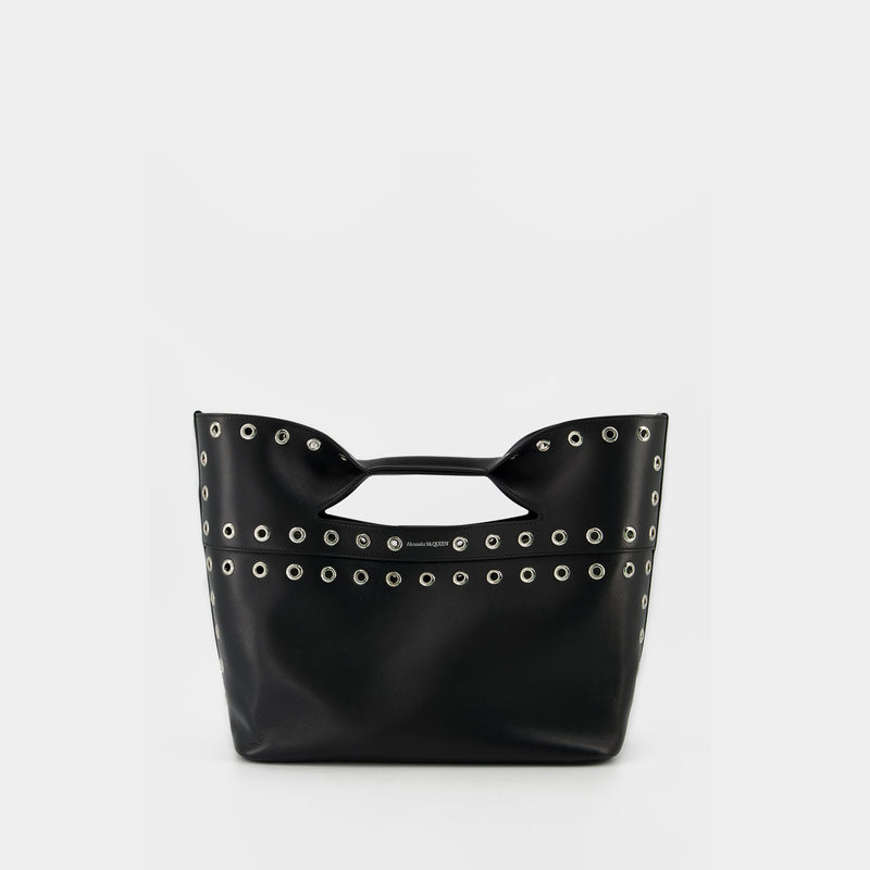 The Bow Small Bag - Alexander Mcqueen - Black - Leather
