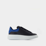 Oversized Sneakers - Alexander Mcqueen -  Navy/Ocean Blue - Leather