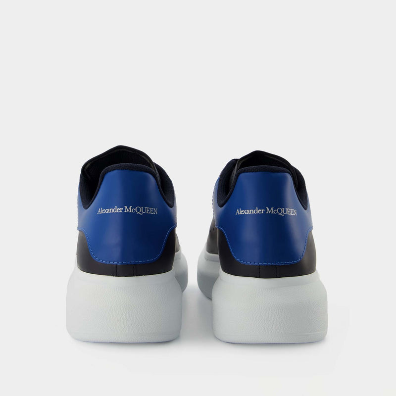 Oversized Sneakers - Alexander Mcqueen -  Navy/Ocean Blue - Leather