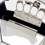 Mini Jewelled Hobo Bag - Alexander McQueen - Silver