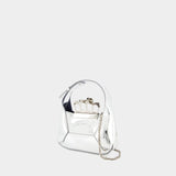 Mini Jewelled Hobo Bag - Alexander McQueen - Silver