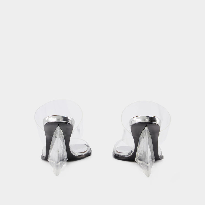 Sandals - Alexander Mcqueen - Clear - Leather