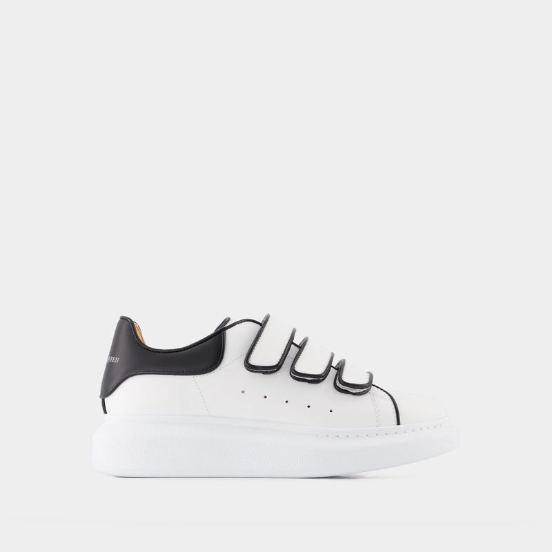 Oversized Sneakers - Alexander Mcqueen - White/Black - Leather