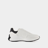 Oversized Sneakers - Alexander Mcqueen - White/Black - Leather