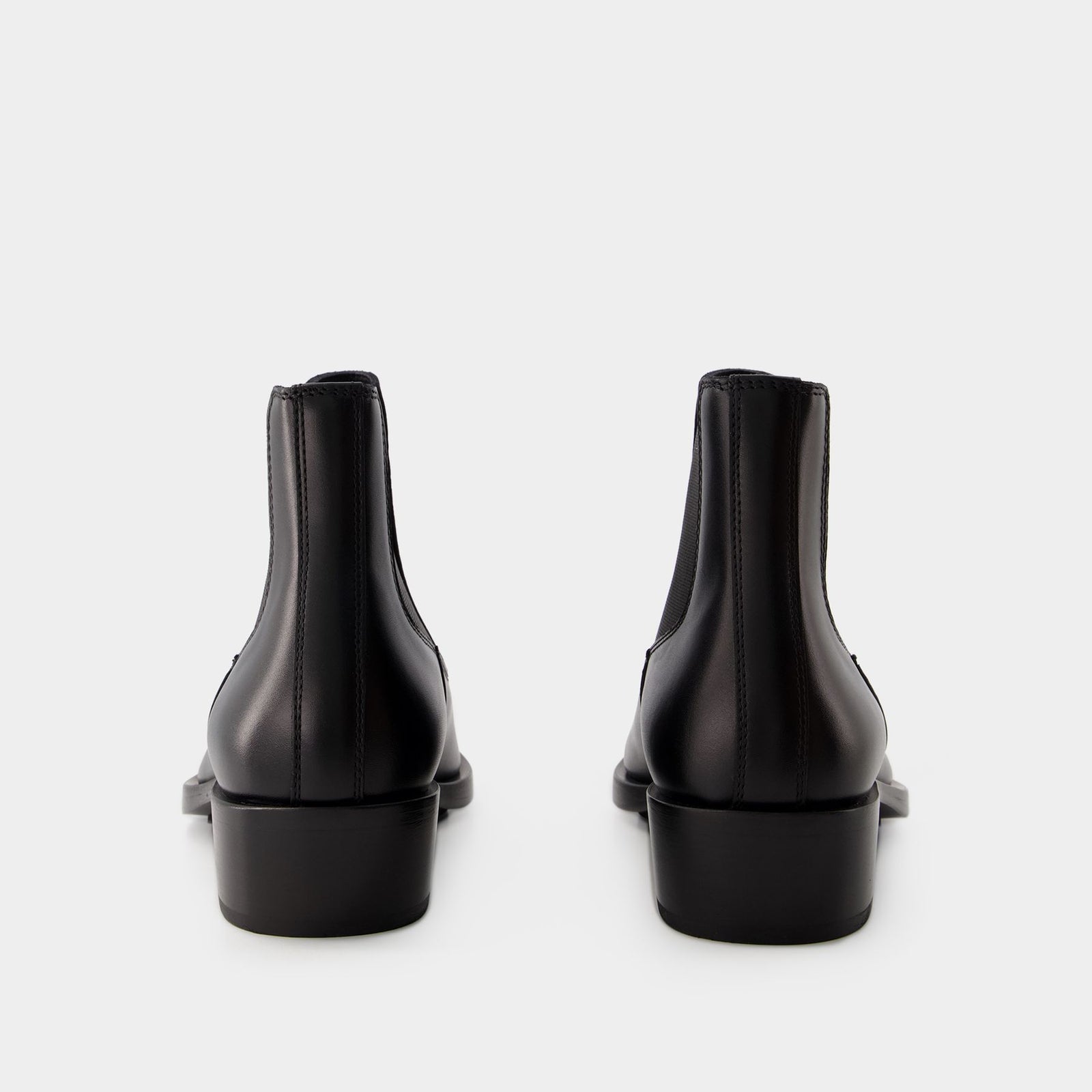 ショートブーツ・ブーティ Chelsea Boots - Alexander Mcqueen - Leather - Black Chelsea Boots - Alexander Mcqueen - Leather - Black