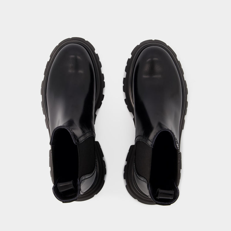 Chelsea Boots - Alexander Mcqueen - Leather - Black