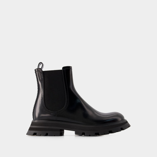 Chelsea Boots - Alexander Mcqueen - Leather - Black display picture 2