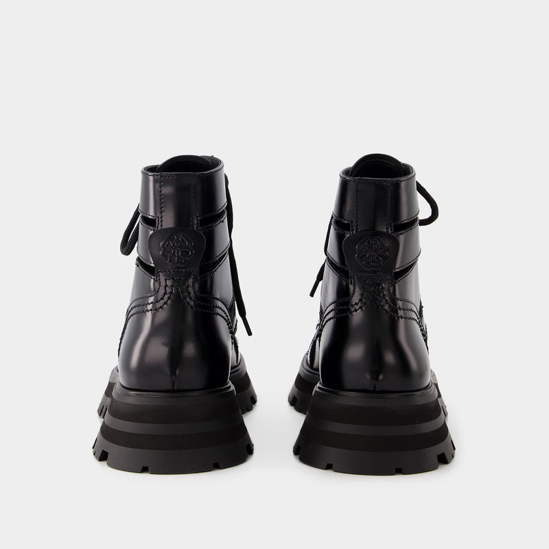 Wander Ankle Boots - Alexander Mcqueen - Leather - Black