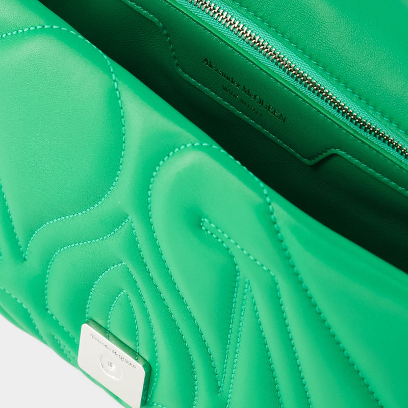 The Seal Crossbody Bag - Alexander McQueen - Leather - Green