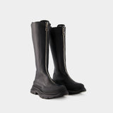 Tread Slick Boots - Alexander Mcqueen - Leather - Black