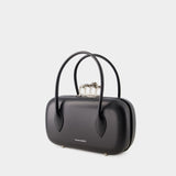 The Reverse Clutch - Alexander Mcqueen - Leather - Black