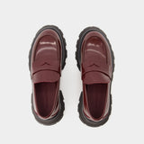 Loafers - Alexander Mcqueen - Leather - Dark Burgundy
