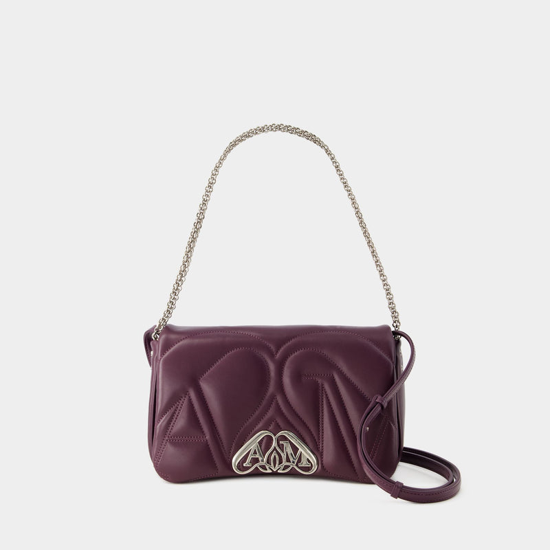 The Seal Small Bag - Alexander Mcqueen - Leather - Night Shade