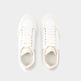 Oversized Sneakers - Alexander Mcqueen - Leather - Vanilla