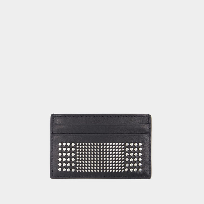 Card Holder - Alexander McQueen - Nylon - Black