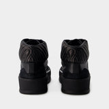 Deck Sneakers - Alexander McQueen - Leather - Black/White