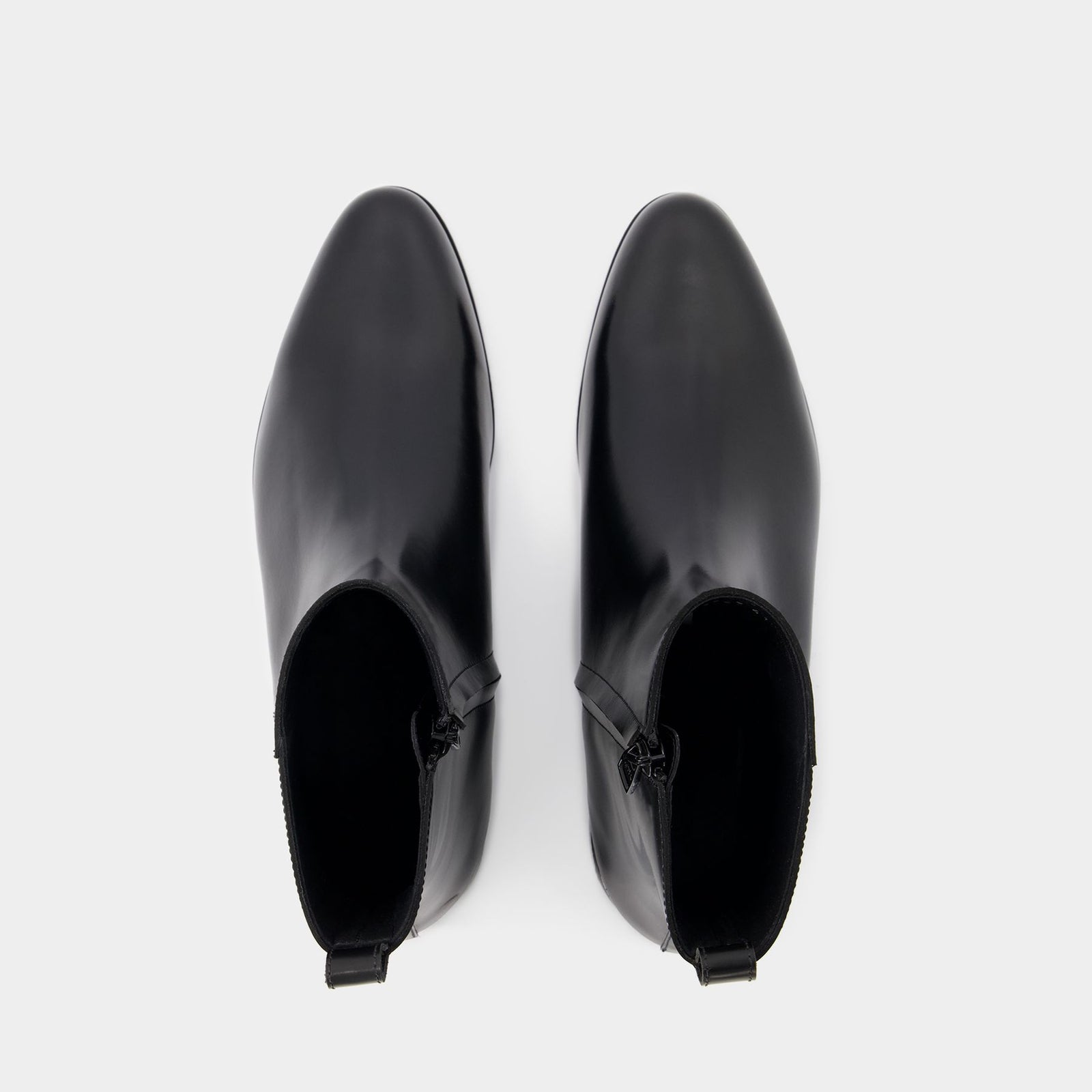 Metal Heel Ankle Boots - Alexander McQueen - Leather - Black  display picture 1