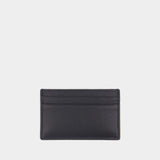 Card Holder - Alexander McQueen - Leather - Black/Khaki