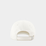 Varsity Skull Lo Cap - Alexander McQueen - Coton - White