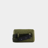 New Knuckle Bum Crossbody - Alexander McQueen - Nylon - Khaki