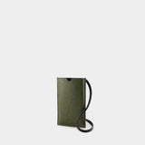 The Phone Holder Crossbody - Alexander McQueen - Nylon - Khaki