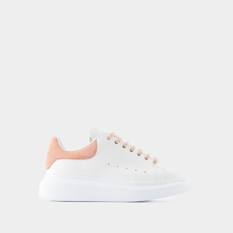 Oversized Sneakers - Alexander McQueen - Leather - White