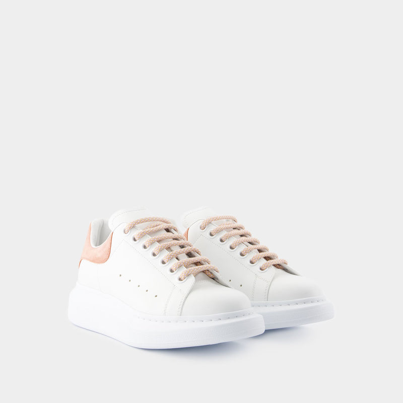 Oversized Sneakers - Alexander McQueen - Leather - White
