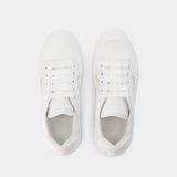 Deck Sneakers - Alexander McQueen - Calfskin - White