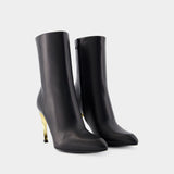 Seal Ankle Boots - Alexander McQueen - Calfskin - Black
