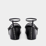 Cage Ballerinas - Alexander McQueen - Leather - Black