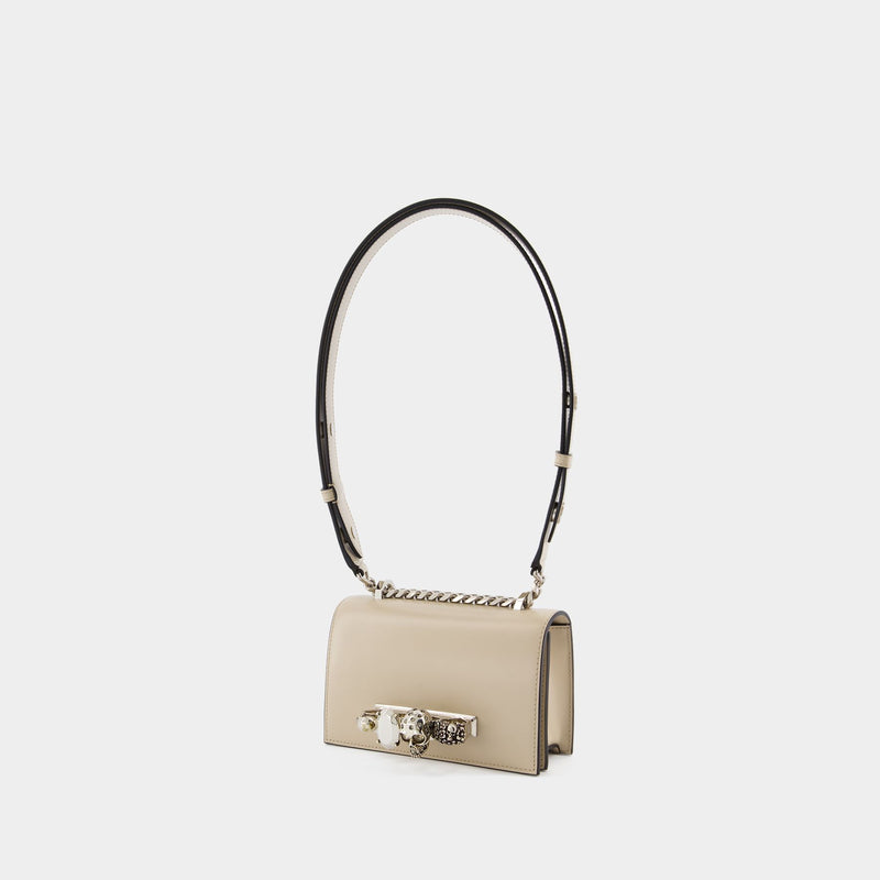 Mini Jewell.satchel Crossbody - Alexander McQueen - Leather - Camel