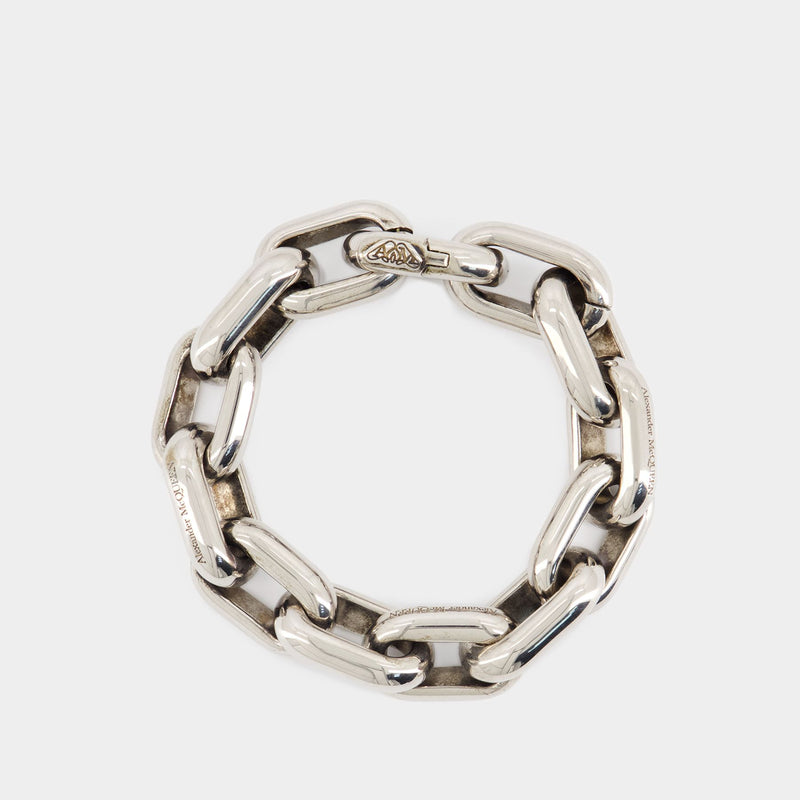 Peak Chain Bracelet - Alexander McQueen - Metal - Metallic