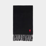 Classic ADC Scarf in Black Wool
