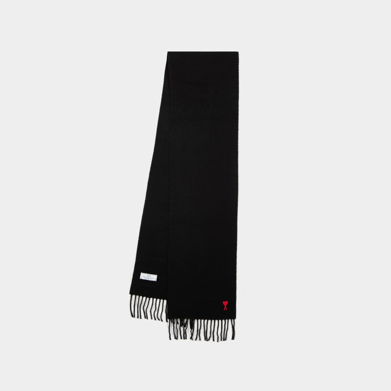 Classic ADC Scarf in Black Wool