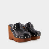 Close Toe Sandals - Ami Paris - Black - Leather