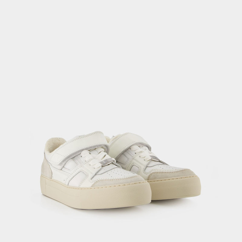 Low Top Ami Arcade Snk Sneakers - Ami Paris - White - Leather