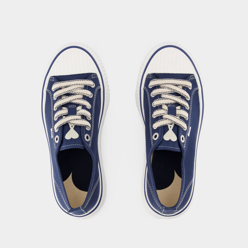 Low Top Ami 1980 Snk Sneakers - Ami Paris - Nautic Blue - Canva