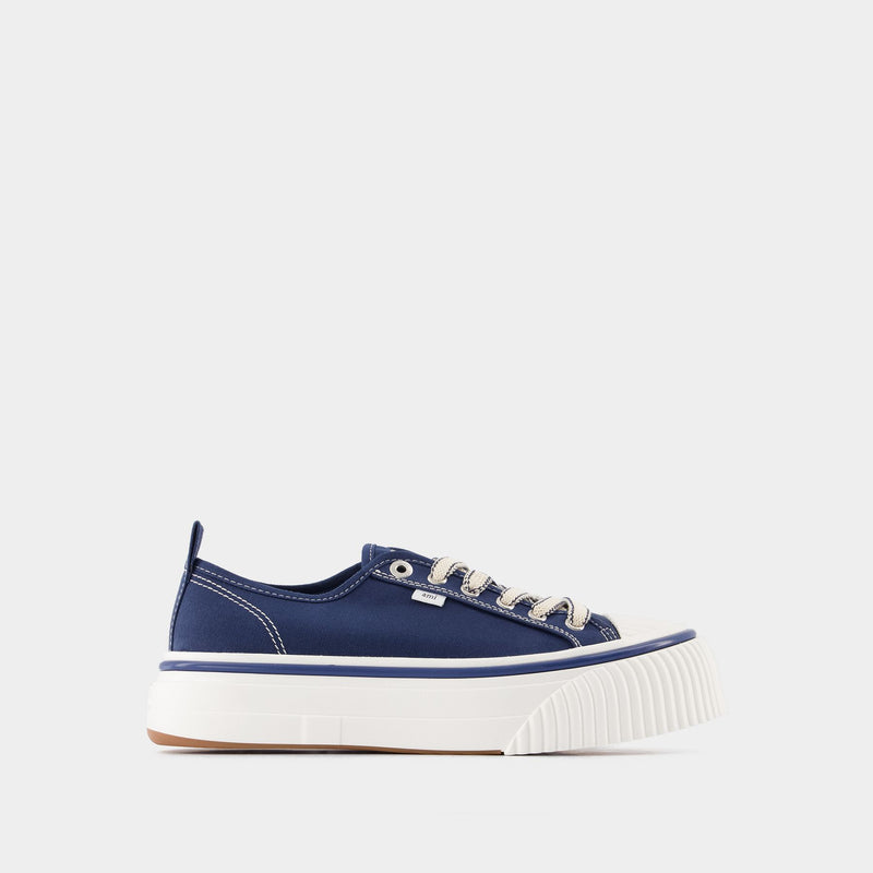 Low Top Ami 1980 Snk Sneakers - Ami Paris - Nautic Blue - Canva