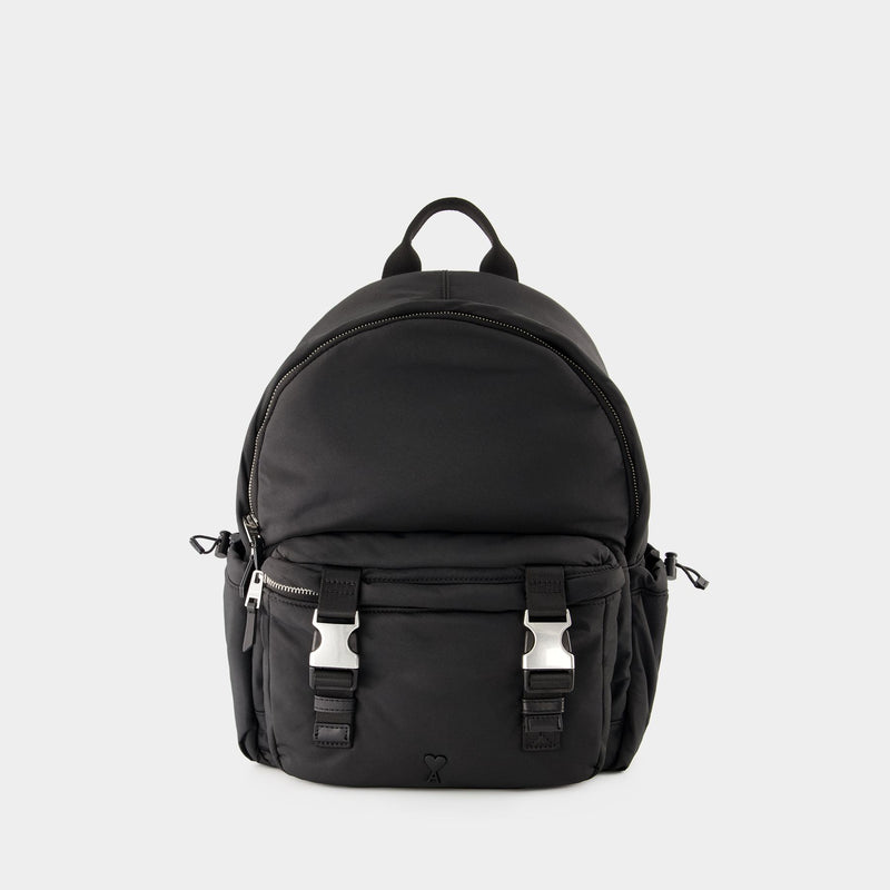 Backpack Ami De Coeur - AMI Paris - Synthetic - Black