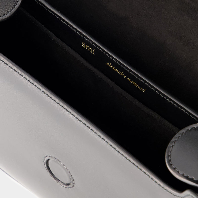 Paris bag - AMI Paris - Leather - Black