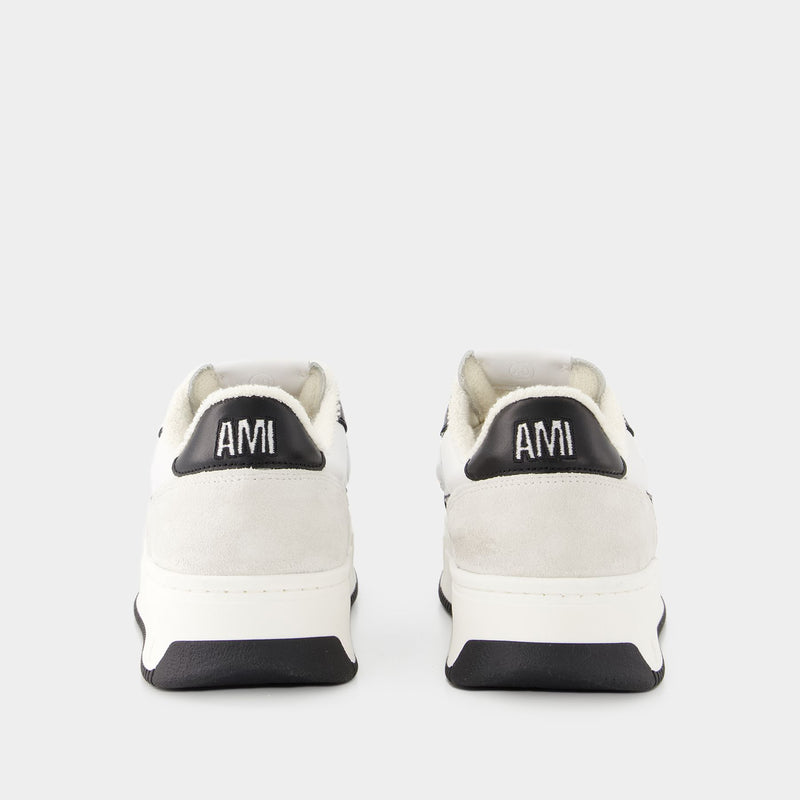 New Arcade Sneakers - AMI Paris - Leather - White/Black